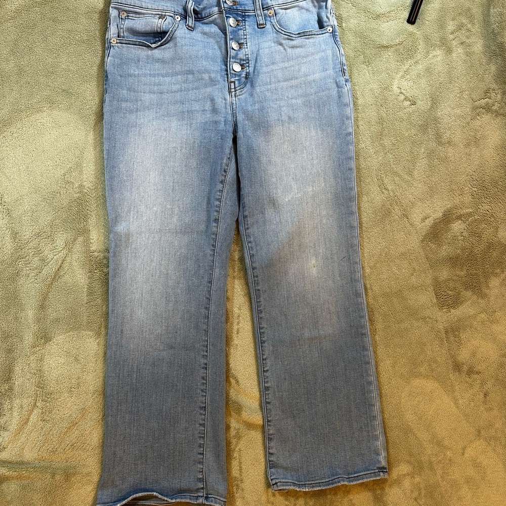 Madewell Blue Ankle Cropped Jeans